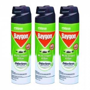 Baygon Odourless Insecticide Spray – 3 x 500ml 