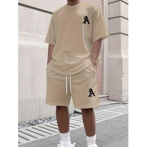 MEN'S SHORT SPORTS SET BEIGE