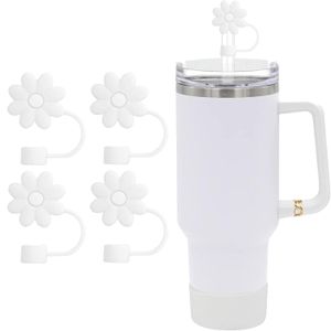 Straw Covers Toppers for Stanley Cups, 4pcs Cowboy Hat Straw Cover Cap