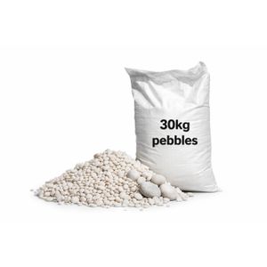 30kg bag of decorative pebbles for landscaping , vases,planters