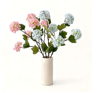 2 PCS artificial flowers bouquet,with Green Leaves for Home, Office & Event Décor,house flowers