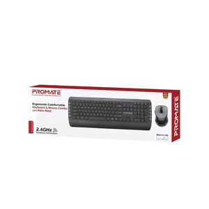 Promate Procombo-12 Sleek Profile Full Size Wireless Keyboard & Mouse –