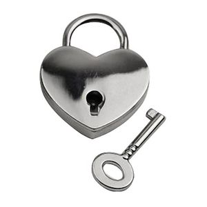 4pcs Baggage Locks Small Padlock Locks Heart Locks With Keys for Diary  Luggage