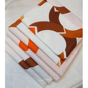 Fade-resistant, shrink-resistant Cotton 4-Piece Bedsheet Set – 5×6 ft (2 Bedsheets + 2 Pillowcases) Soft & Comfortable Fabric Made from high-quality breathable material for a cozy sleep experience.