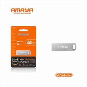 Amaya  USB Flash Drive – Available in 2GB, 4GB, 8GB, 16GB, 32GB, 64GB, 128GB & 256GB with Up to 100MB/s Read Speed, Metal Body & 365-Day Warranty