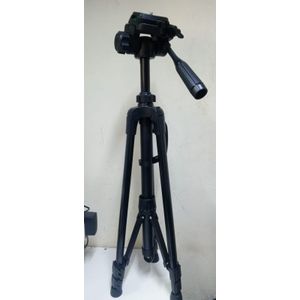 Weifeng WT-3520 Travel Tripod with 3-Way Pan Head, Swivel Motion, and Foldable Design for Easy Carrying