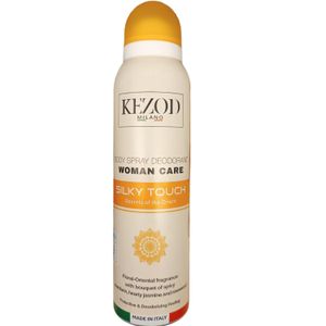 Kezod Milano Silky touch WOMAN CARE DEODORANT Body Spray Floral-Oriental Fragrance MANDARIN JASMINE ROSEWOOD Compatible in Antiperspirant cf