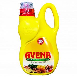 Avena Vegetable Oil 5L  Vitamin A Fortified  Family Size 5 Litre