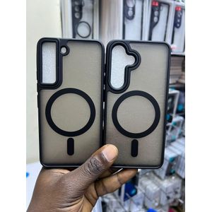 MagFace Matte Clear Case for Samsung Galaxy S22 – Slim Magnetic Design, Anti-Yellowing