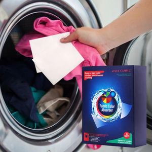 100pcs Fabric Color Absorber Sheets , for washing machine .Mix darks & lights safely – No bleeding!