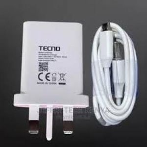 Tecno Phantom 11 5G SUPER FAST Type -C CHARGER -White