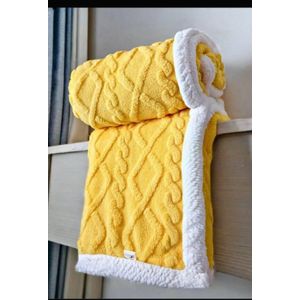 Sharper fleece woolen blanket Size 6x7  