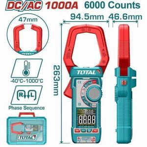 TOTAL TMT7610002 DC/AC clamp meter 1000A
