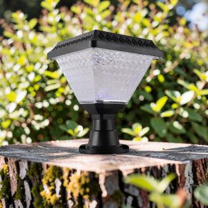 Auto On Off Smart Sensor High Lumen Brightness LED Solar Garden Main Gate Lamp Waterproof Outdoor Light 