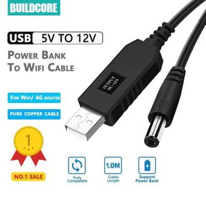 USB 5V to 12V Power Bank Router Cable (DC Step-Up Converter) – Power Your WiFi Anywhere