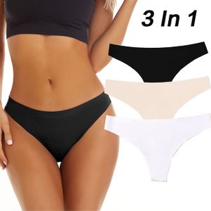 Shop Fashion 3-PCS Of Ladies Invisible Panties Set- Multicolour Online