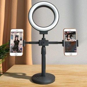 Deal Poa Collections Double stand holder with 6inch ringlight 