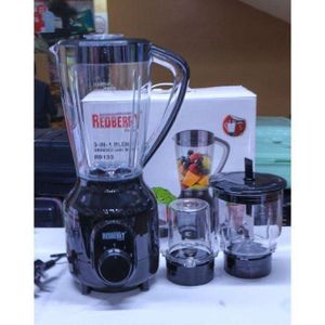 Redberry UNBREAKABLE PC JAR. 3 IN 1 Blender with Grinder and Mincer  1.5L