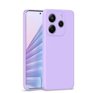 Soft Silicone Slim Fit Cover Anti-Scratch Shockproof Case for Xiaomi Redmi Note 14 - Purple