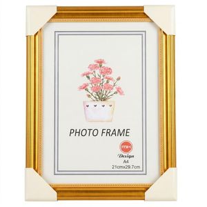 MK Elegant Gold A4 Photo Frame – Cherish Your Memories in Royal Style