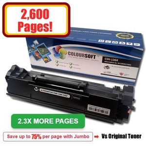 Coloursoft Compatible Laser Toner Cartridge (CSH-136X) for use in HP LaserJet M211 / MFP M236