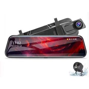 Mirror Dash Cam 9.66" Rear View Mirror 1080P Front And Rear View Dual Cameras, Night Vision, G-Sensor, Parking Assistance,24H Parking Monitor, HD Waterproof Backup Camera For Cars/Trucks