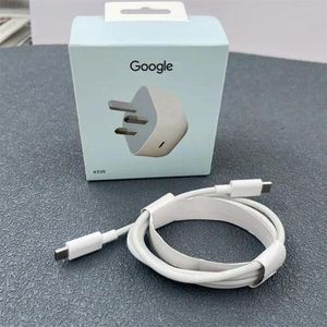 Google  Pixel 11 pro Fast Charging 45W USB C Charger Power Adapter and cable