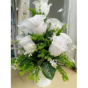 1 Set Artificial Flower Pot Ornamental Photo Props