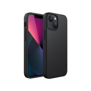 Black Soft Silicone Back Cover Case for iPhone 13 mini– Slim, Shockproof & Anti-Slip Protection