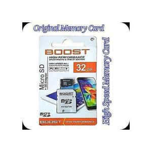 Boost  32GB Micro SD Memory Card - 80MB/s, Shockproof, Waterproof- BLACK