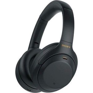 M4 Cables  Plus Connected Sony WH-1000XM4 Wireless Bluetooth Headphones XBASS BLACK ANC Battery Life   30 Hours BLACK