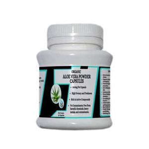 Mekis Naturals Organic Aloe Vera Capsules - Helps Detoxify & Cleanse the Body –