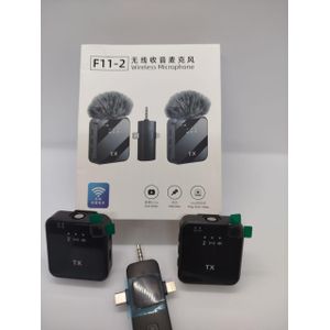 F11-2 Rechargeable Wireless Microphone – Compact, Portable, And Perfect For Outdoor Use