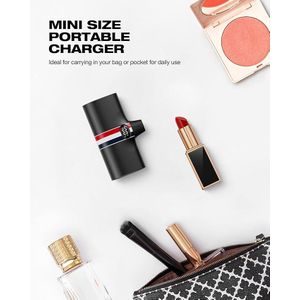 20W Quick Charge Mini External Battery 500mah for iPhone 14, 13, 12, 12 Pro, 11 Pro, XR, X, 8, 7, and Airpods Pro, with Stand