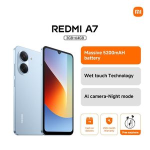 XIAOMI Redmi A7, 5.45", 64GB + 3GB RAM (Dual Sim), 4000mAh - Blue + Free Earphones