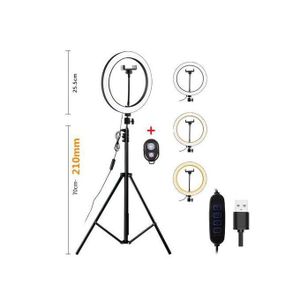 10Inch Ring Light + 2M Tripod Stand + Remote