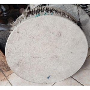 African Akorino drum crafted from original cow/goat leather (18 inches)