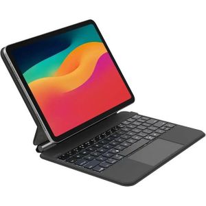 Smartcase  Case for iPad Pro 11" (M5/M4, 2025/2024) Case with Keyboard, Magnetic Detachable Keyboard, Portrait/Landscape Modes, Large Click-Anywhere Trackpad, Backlit Keys, Shift Series, Black