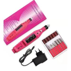 Electric Nail File Drill Tool Filer Kit Art Manicure Pedicure Acrylic Portable
