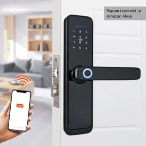 Fingerprint intelligent smart door lock,digital door lock with fingerprint for home and office 