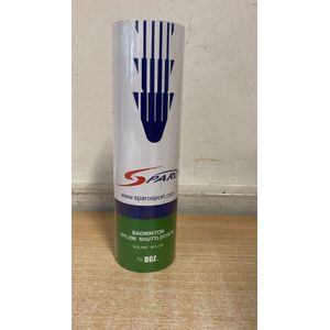 Sparo Badminton Shuttlecock, 6 pieces, Yellow, Nylon In Tube for Outdoor and Indoor Sport Exercise