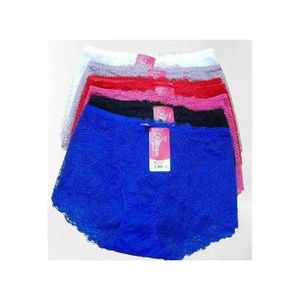 New arrival 6 pieces classic beautiful ladies lace panties one size fits all
