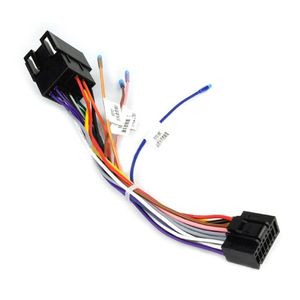16 Pin Car Stereo Radio Wiring Harness Connector Adaptor Cable Fit for Most Car Radio Stereo Wiring 16 pin