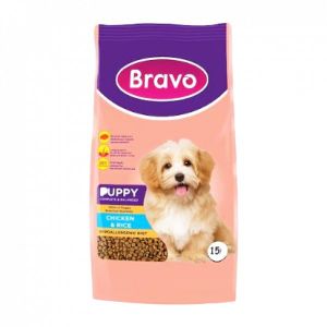Bravo  Puppy Chicken & Rice 8kg – Premium Dry Puppy Food for Healthy Growth