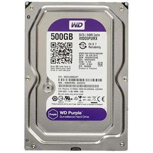 Western Digital WD05PURX Purple 500GB SATA Hard Drive for Surveillance w/ IntelliPower 6Gb/s 64MB Cache