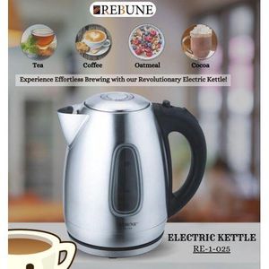 Rebune 1.7ltrs Steel Kettle
