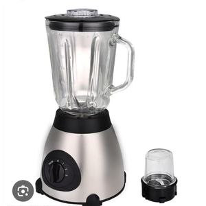 Heavy Duty 2-in-1 Blender with Unbreakable Glass Jug – Multifunction Smoothie & Grinder Appliance