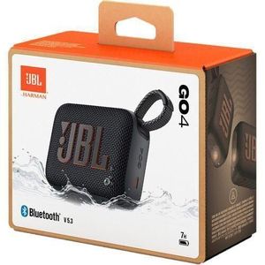 Jbl Go 4 - Portable, Waterproof and Dustproof Bluetooth Speaker, Big Pro Sound with Punchy bass - Black