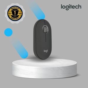 Logitech Pebble Mouse 2 M350s Slim Bluetooth Wireless Mouse Tonal Graphite