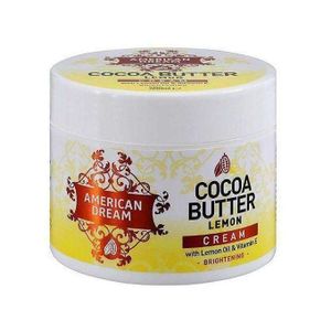 American Dream Cocoa Butter Lemon Brightening Cream Infused With Lemon Oil & Vitamin E 500ml